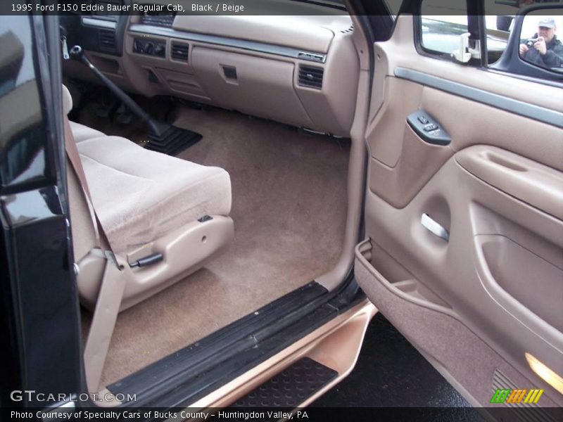 Black / Beige 1995 Ford F150 Eddie Bauer Regular Cab