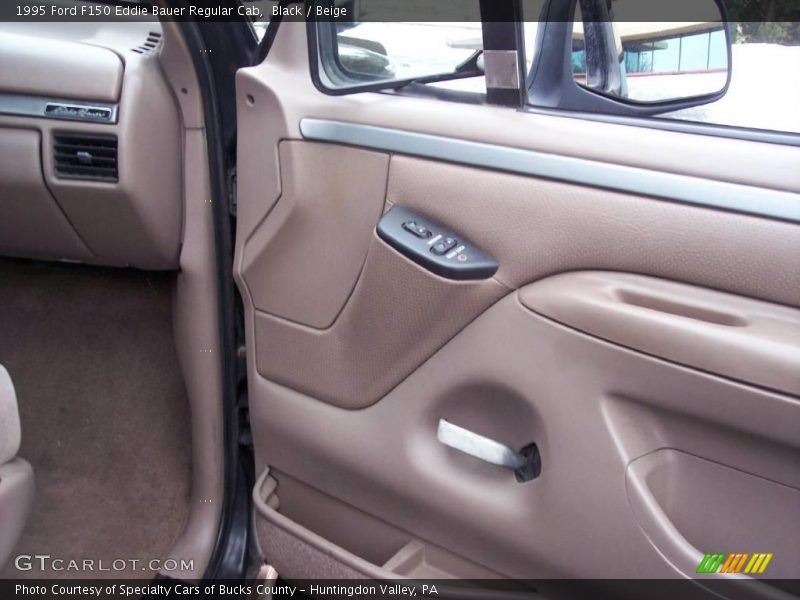 Black / Beige 1995 Ford F150 Eddie Bauer Regular Cab