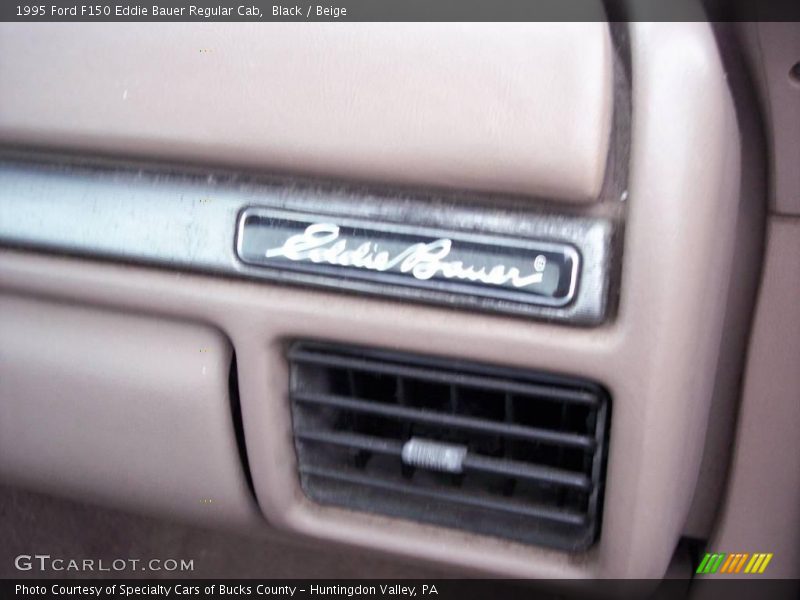 Black / Beige 1995 Ford F150 Eddie Bauer Regular Cab