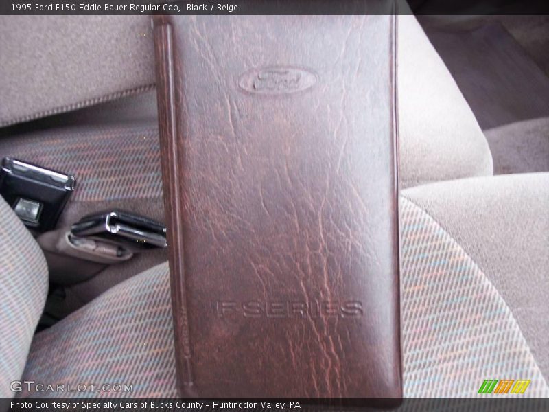 Black / Beige 1995 Ford F150 Eddie Bauer Regular Cab