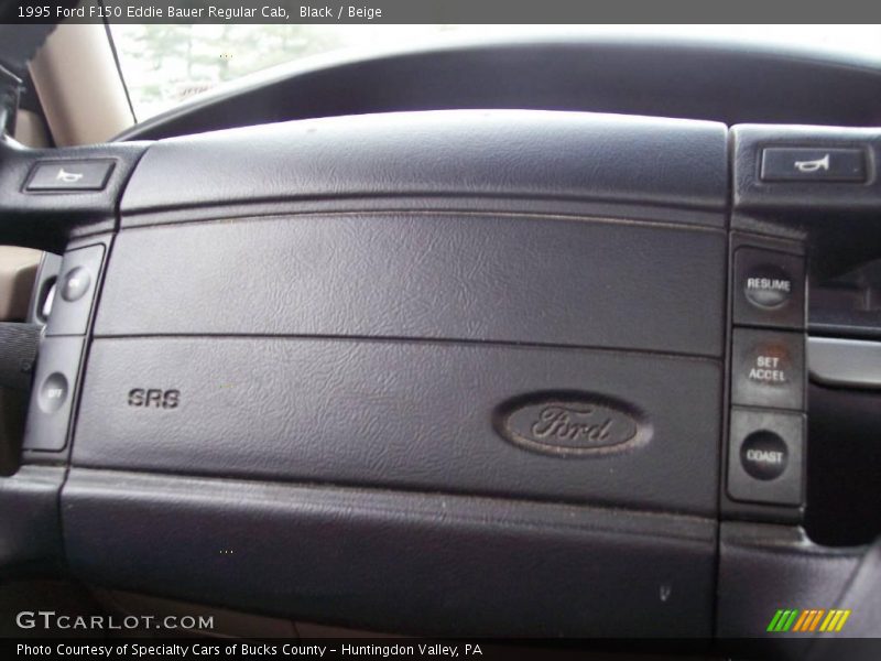 Black / Beige 1995 Ford F150 Eddie Bauer Regular Cab
