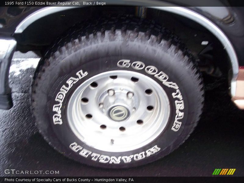 Black / Beige 1995 Ford F150 Eddie Bauer Regular Cab