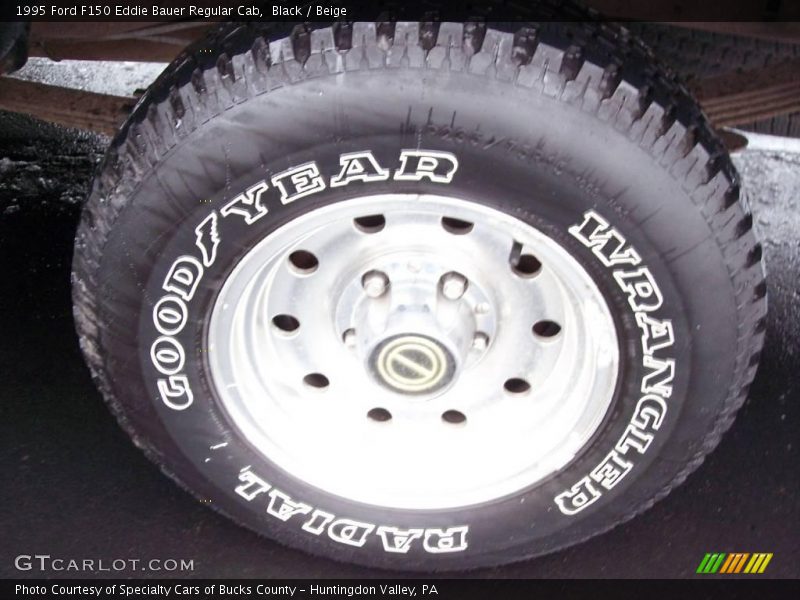 Black / Beige 1995 Ford F150 Eddie Bauer Regular Cab