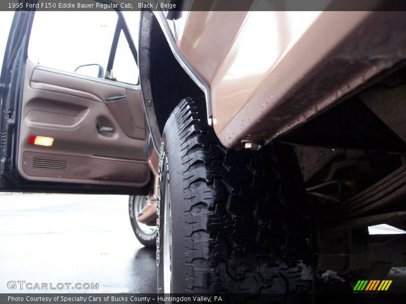 Black / Beige 1995 Ford F150 Eddie Bauer Regular Cab