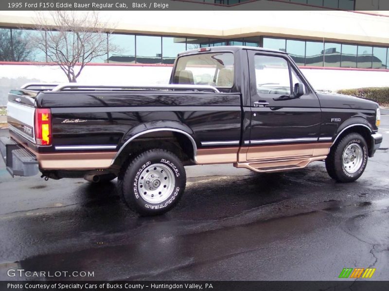 Black / Beige 1995 Ford F150 Eddie Bauer Regular Cab