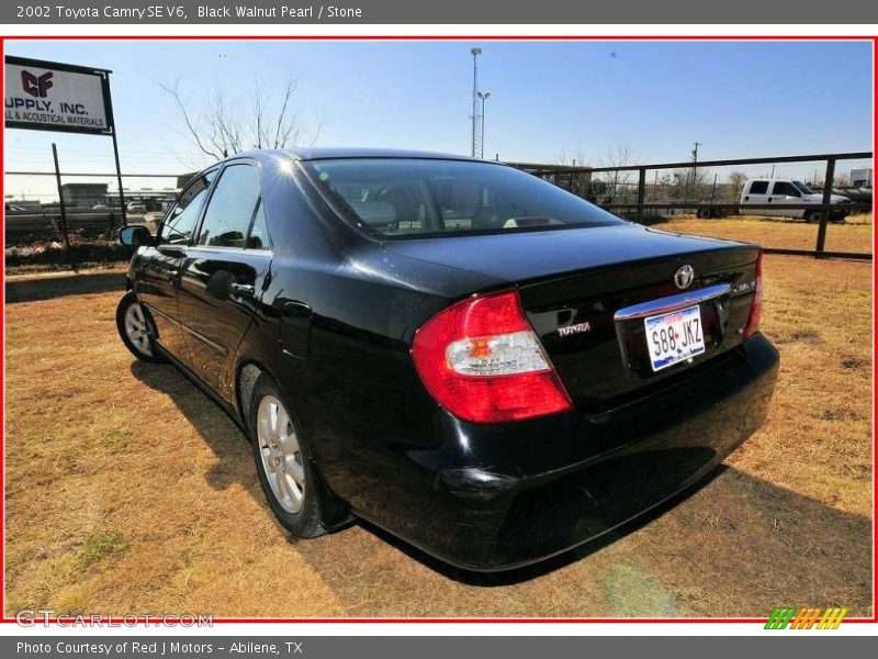 Black Walnut Pearl / Stone 2002 Toyota Camry SE V6
