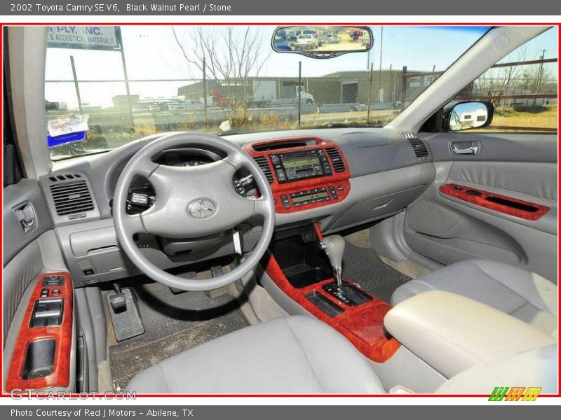 Black Walnut Pearl / Stone 2002 Toyota Camry SE V6