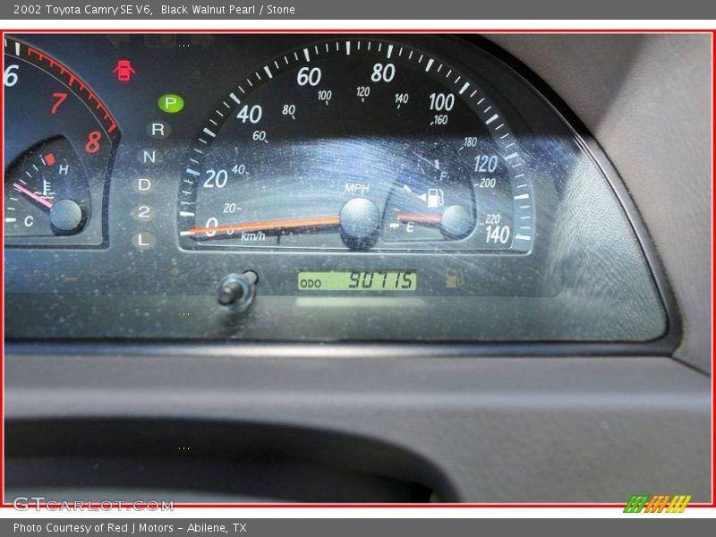 Black Walnut Pearl / Stone 2002 Toyota Camry SE V6