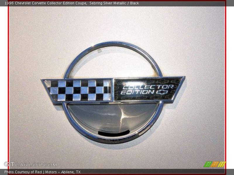 Sebring Silver Metallic / Black 1996 Chevrolet Corvette Collector Edition Coupe