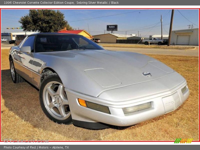 Sebring Silver Metallic / Black 1996 Chevrolet Corvette Collector Edition Coupe