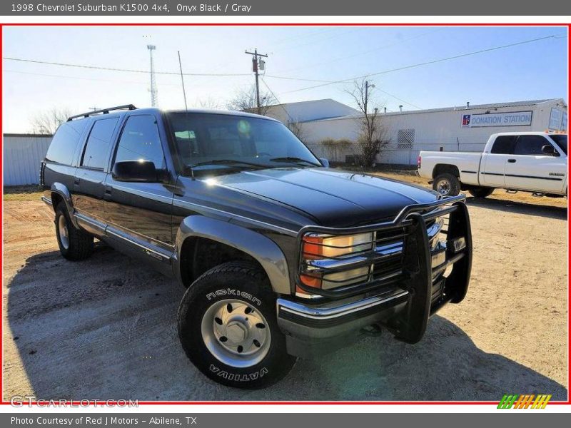 Onyx Black / Gray 1998 Chevrolet Suburban K1500 4x4
