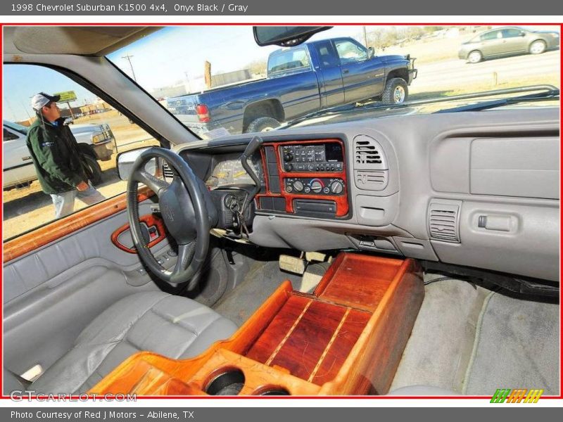 Onyx Black / Gray 1998 Chevrolet Suburban K1500 4x4