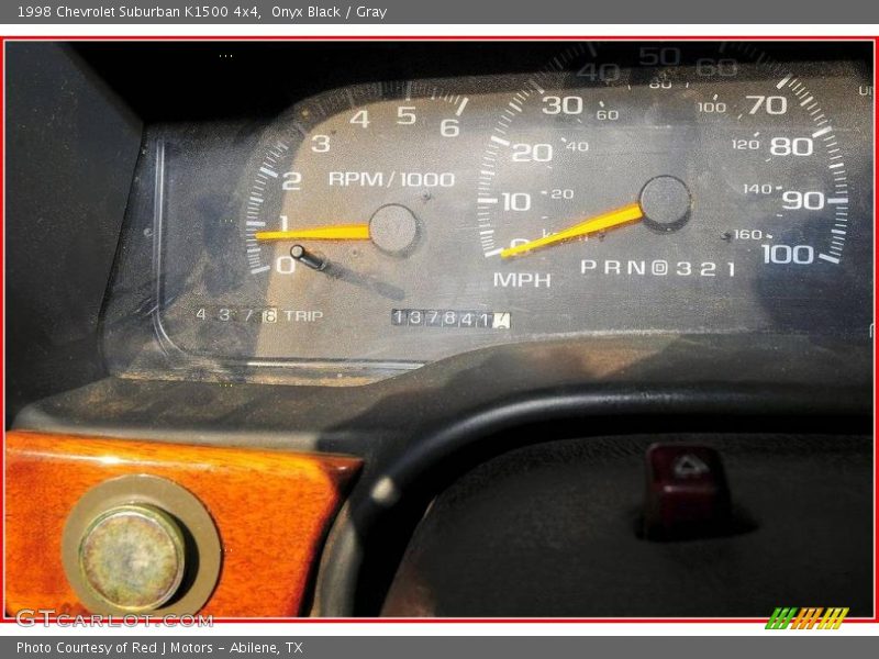Onyx Black / Gray 1998 Chevrolet Suburban K1500 4x4