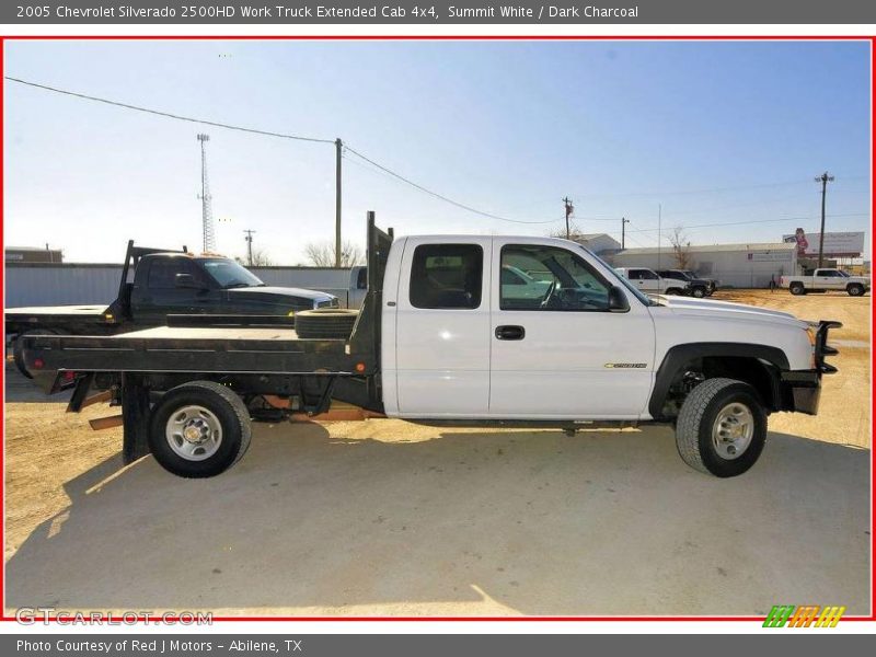 Summit White / Dark Charcoal 2005 Chevrolet Silverado 2500HD Work Truck Extended Cab 4x4