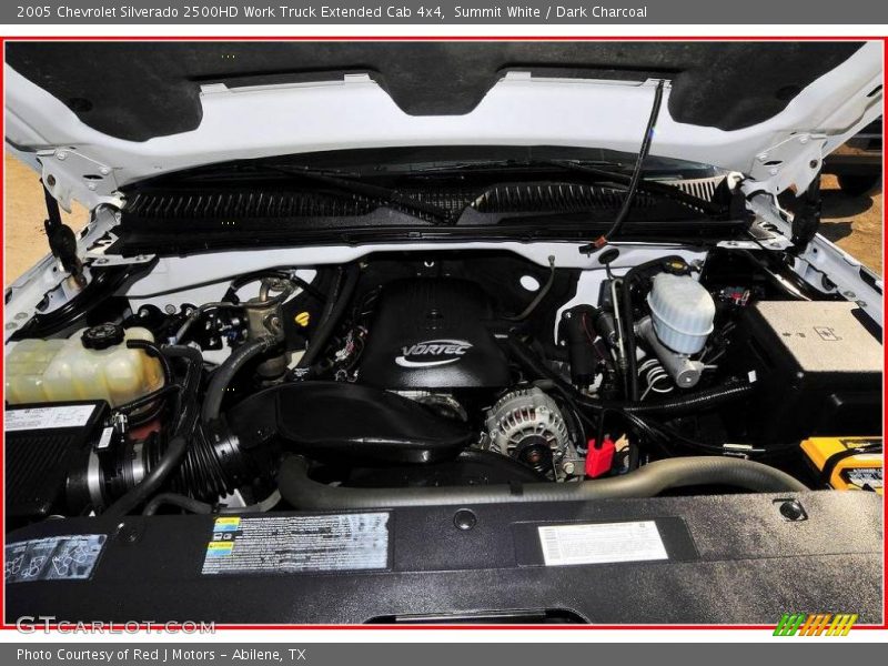 Summit White / Dark Charcoal 2005 Chevrolet Silverado 2500HD Work Truck Extended Cab 4x4