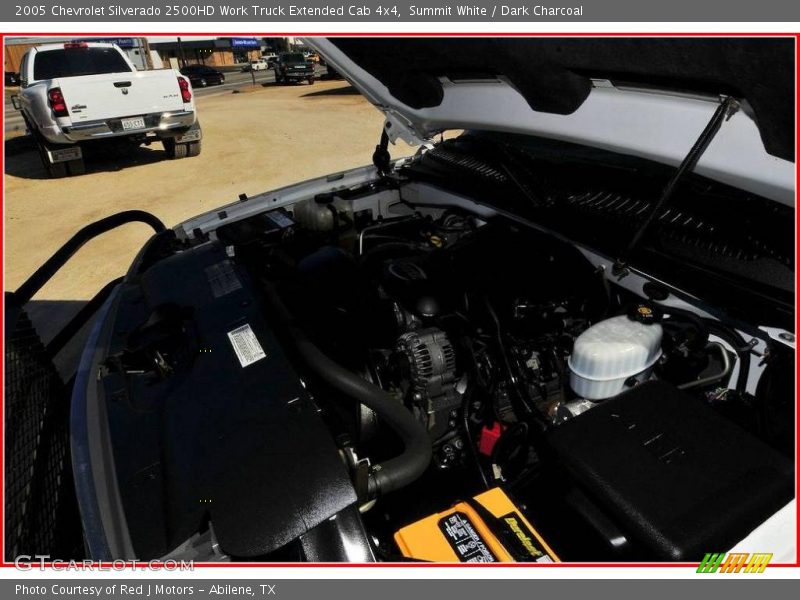 Summit White / Dark Charcoal 2005 Chevrolet Silverado 2500HD Work Truck Extended Cab 4x4