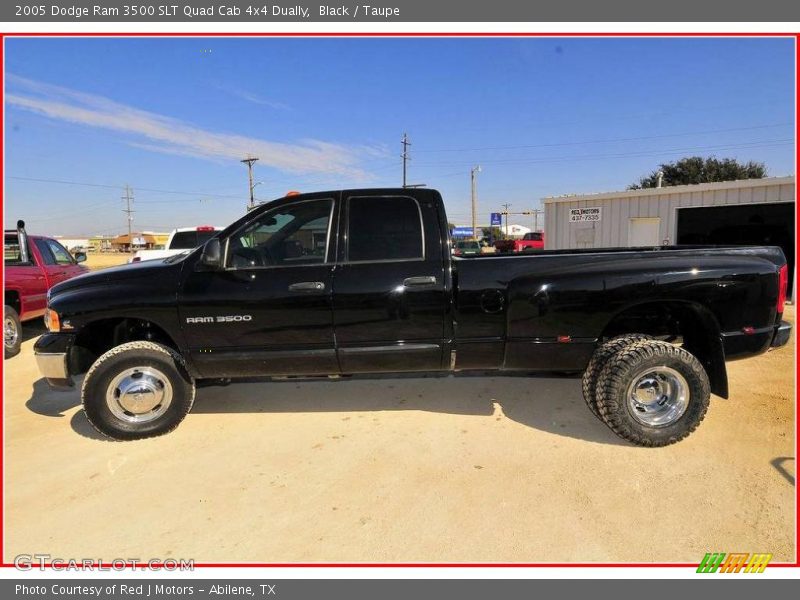 Black / Taupe 2005 Dodge Ram 3500 SLT Quad Cab 4x4 Dually