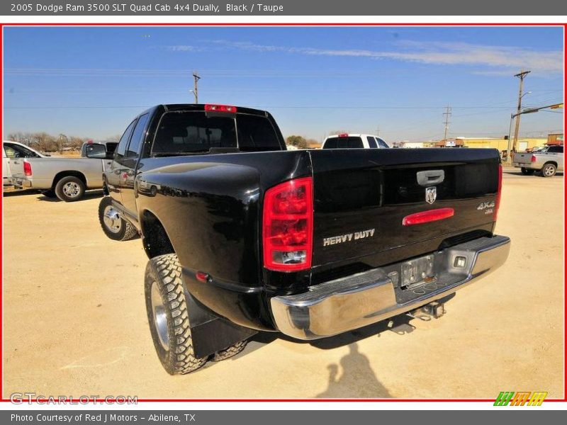 Black / Taupe 2005 Dodge Ram 3500 SLT Quad Cab 4x4 Dually