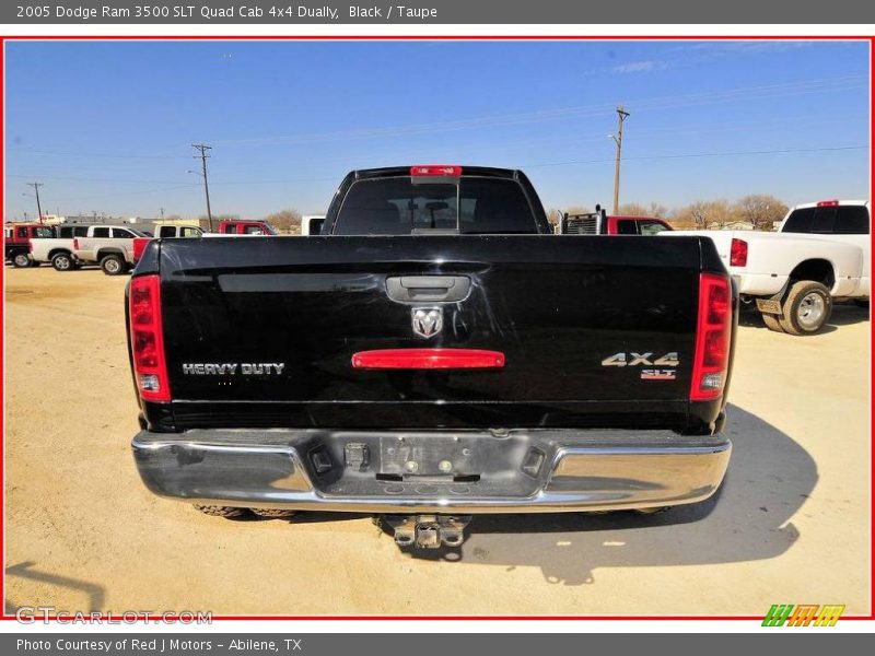 Black / Taupe 2005 Dodge Ram 3500 SLT Quad Cab 4x4 Dually