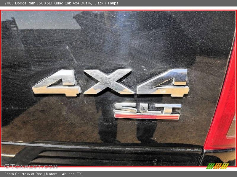 Black / Taupe 2005 Dodge Ram 3500 SLT Quad Cab 4x4 Dually
