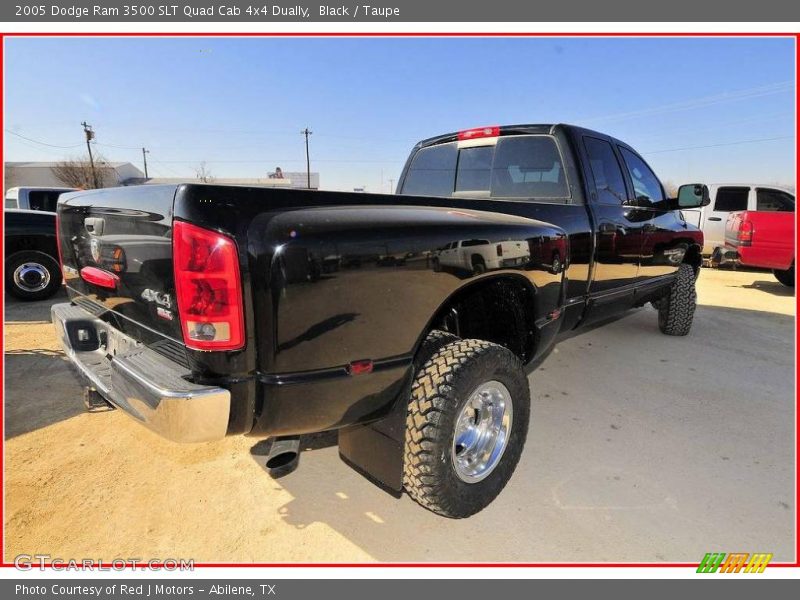 Black / Taupe 2005 Dodge Ram 3500 SLT Quad Cab 4x4 Dually