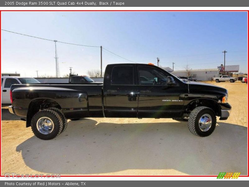 Black / Taupe 2005 Dodge Ram 3500 SLT Quad Cab 4x4 Dually