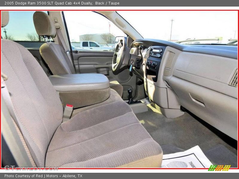 Black / Taupe 2005 Dodge Ram 3500 SLT Quad Cab 4x4 Dually