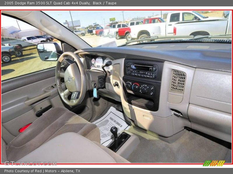 Black / Taupe 2005 Dodge Ram 3500 SLT Quad Cab 4x4 Dually