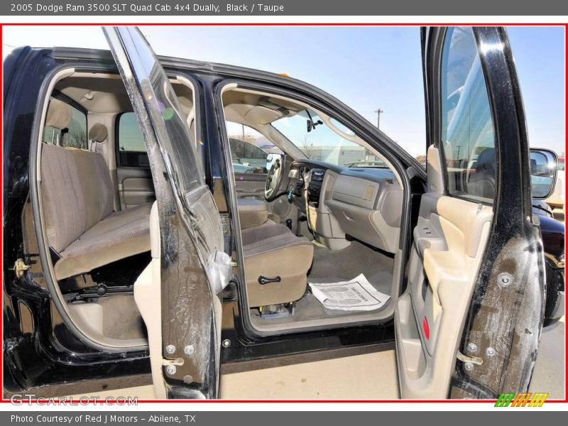 Black / Taupe 2005 Dodge Ram 3500 SLT Quad Cab 4x4 Dually