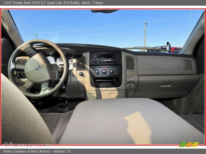 Black / Taupe 2005 Dodge Ram 3500 SLT Quad Cab 4x4 Dually