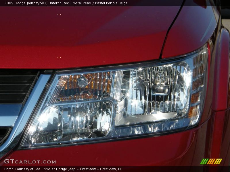 Inferno Red Crystal Pearl / Pastel Pebble Beige 2009 Dodge Journey SXT