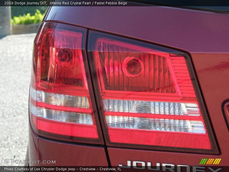 Inferno Red Crystal Pearl / Pastel Pebble Beige 2009 Dodge Journey SXT