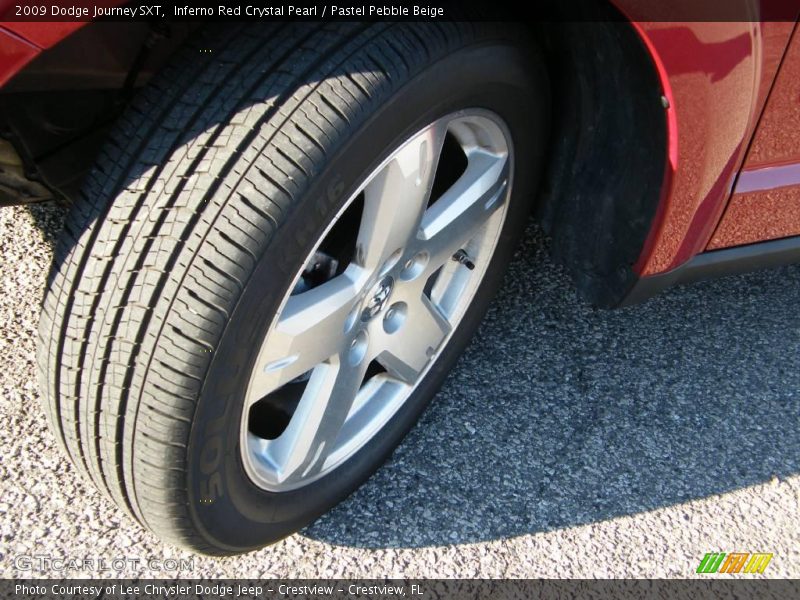 Inferno Red Crystal Pearl / Pastel Pebble Beige 2009 Dodge Journey SXT