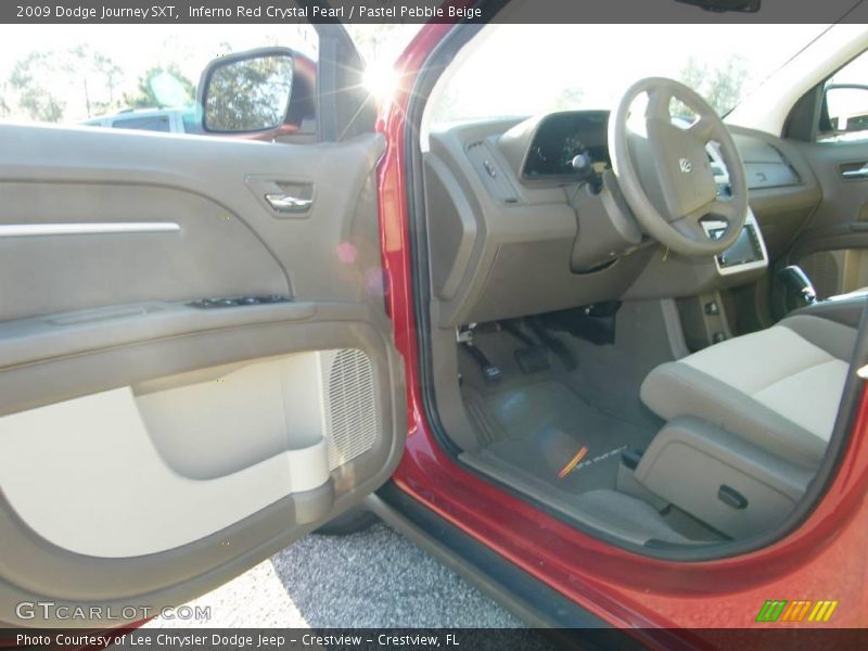 Inferno Red Crystal Pearl / Pastel Pebble Beige 2009 Dodge Journey SXT