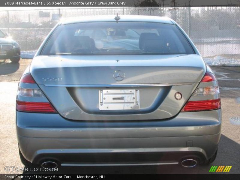 Andorite Grey / Grey/Dark Grey 2009 Mercedes-Benz S 550 Sedan