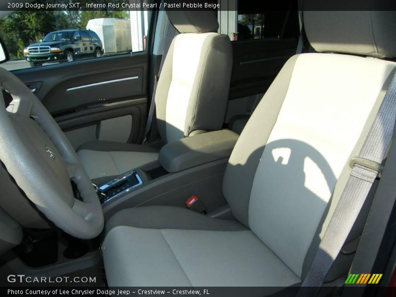 Inferno Red Crystal Pearl / Pastel Pebble Beige 2009 Dodge Journey SXT