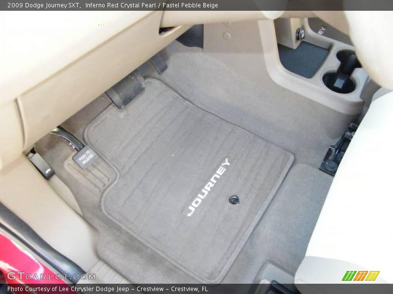 Inferno Red Crystal Pearl / Pastel Pebble Beige 2009 Dodge Journey SXT