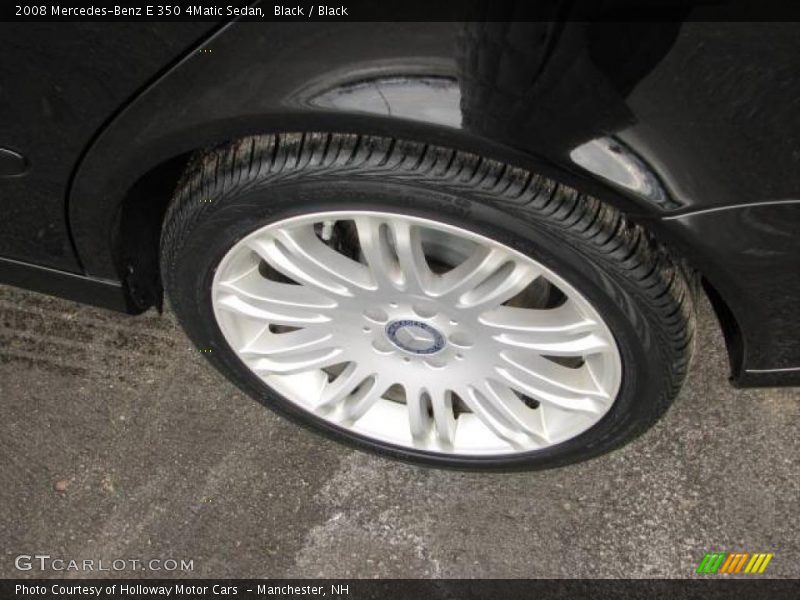 Black / Black 2008 Mercedes-Benz E 350 4Matic Sedan