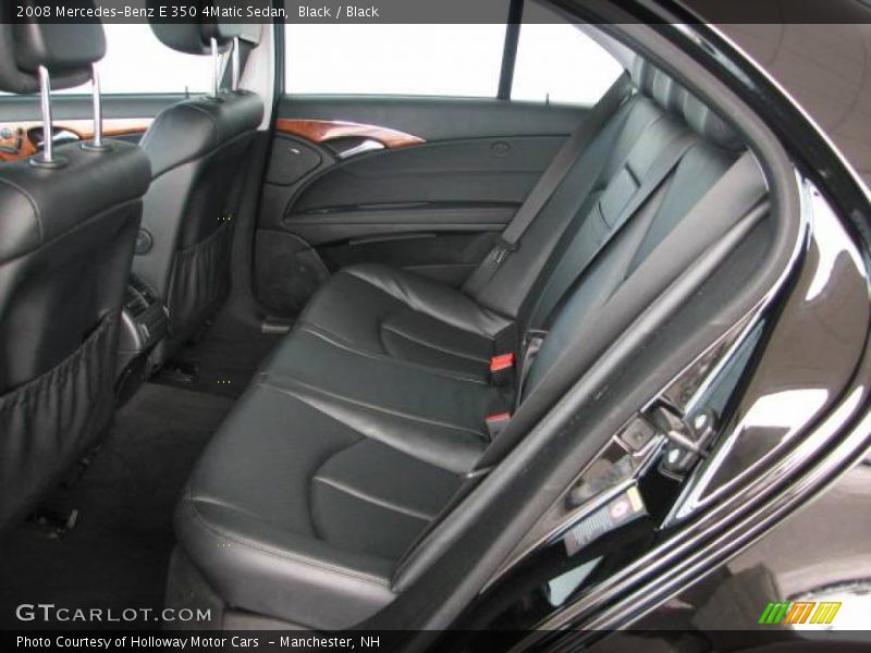 Black / Black 2008 Mercedes-Benz E 350 4Matic Sedan