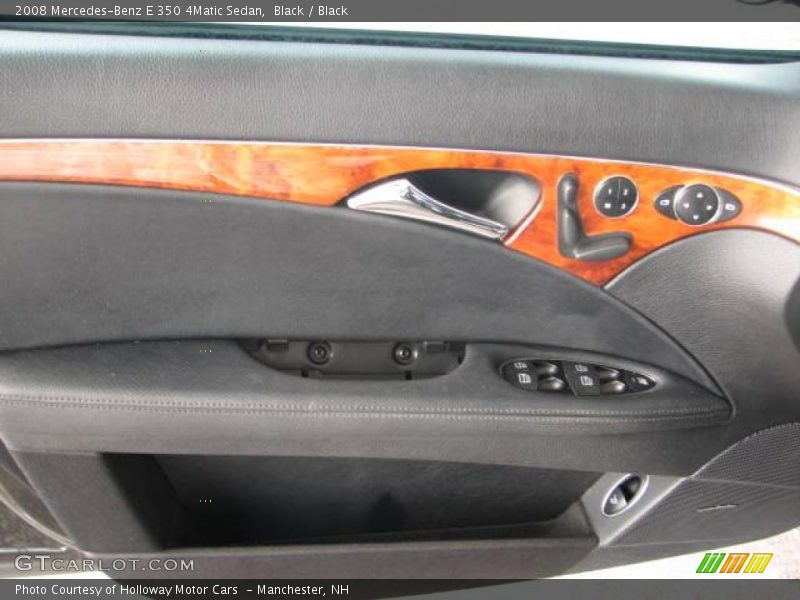 Black / Black 2008 Mercedes-Benz E 350 4Matic Sedan