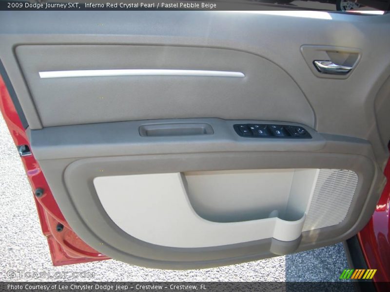 Inferno Red Crystal Pearl / Pastel Pebble Beige 2009 Dodge Journey SXT