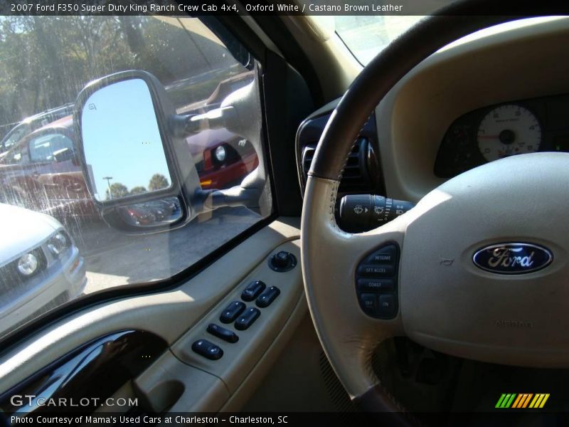 Oxford White / Castano Brown Leather 2007 Ford F350 Super Duty King Ranch Crew Cab 4x4