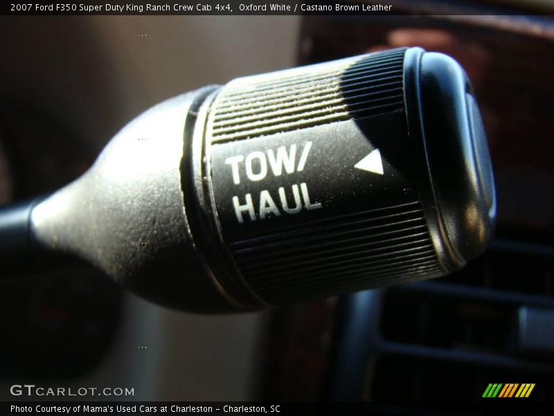 Oxford White / Castano Brown Leather 2007 Ford F350 Super Duty King Ranch Crew Cab 4x4
