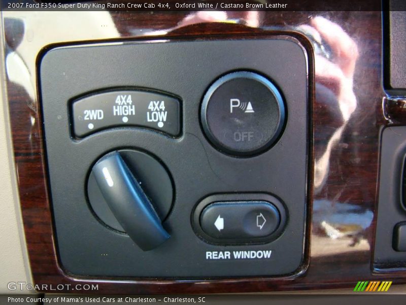 Oxford White / Castano Brown Leather 2007 Ford F350 Super Duty King Ranch Crew Cab 4x4