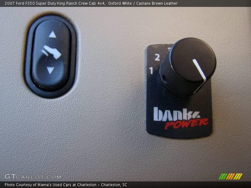 Oxford White / Castano Brown Leather 2007 Ford F350 Super Duty King Ranch Crew Cab 4x4