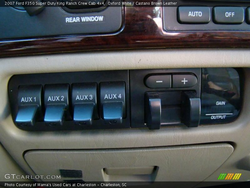 Oxford White / Castano Brown Leather 2007 Ford F350 Super Duty King Ranch Crew Cab 4x4