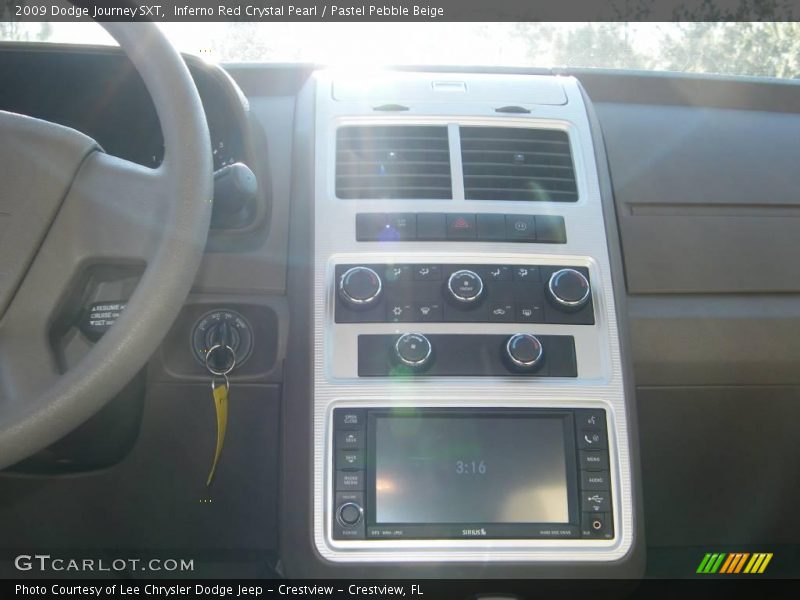 Inferno Red Crystal Pearl / Pastel Pebble Beige 2009 Dodge Journey SXT