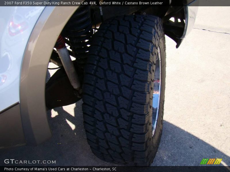 Oxford White / Castano Brown Leather 2007 Ford F350 Super Duty King Ranch Crew Cab 4x4