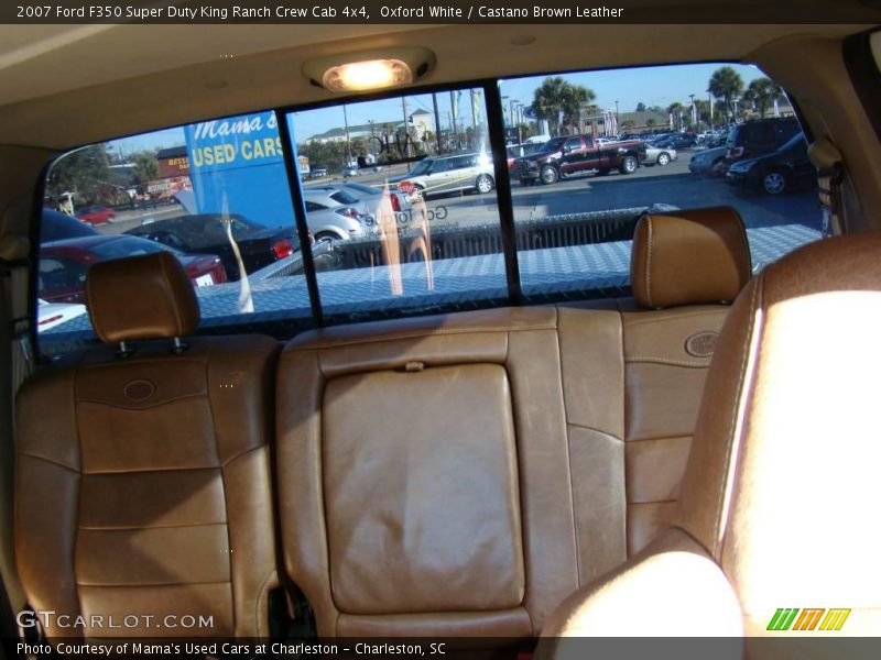 Oxford White / Castano Brown Leather 2007 Ford F350 Super Duty King Ranch Crew Cab 4x4