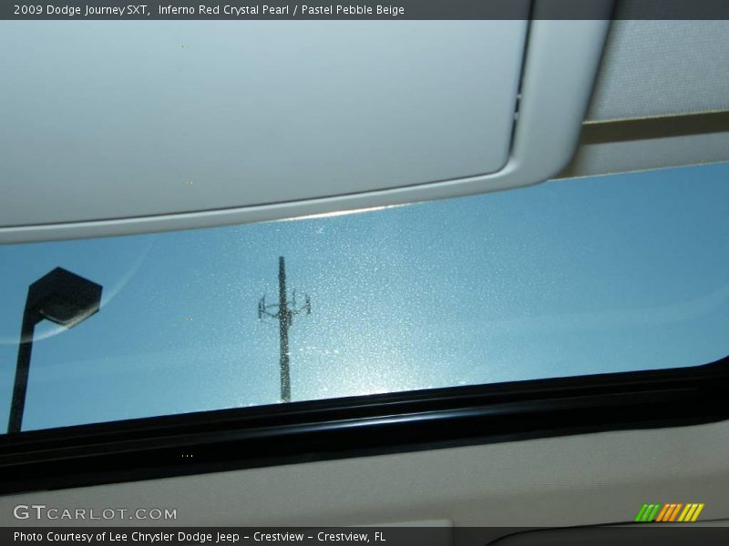 Inferno Red Crystal Pearl / Pastel Pebble Beige 2009 Dodge Journey SXT